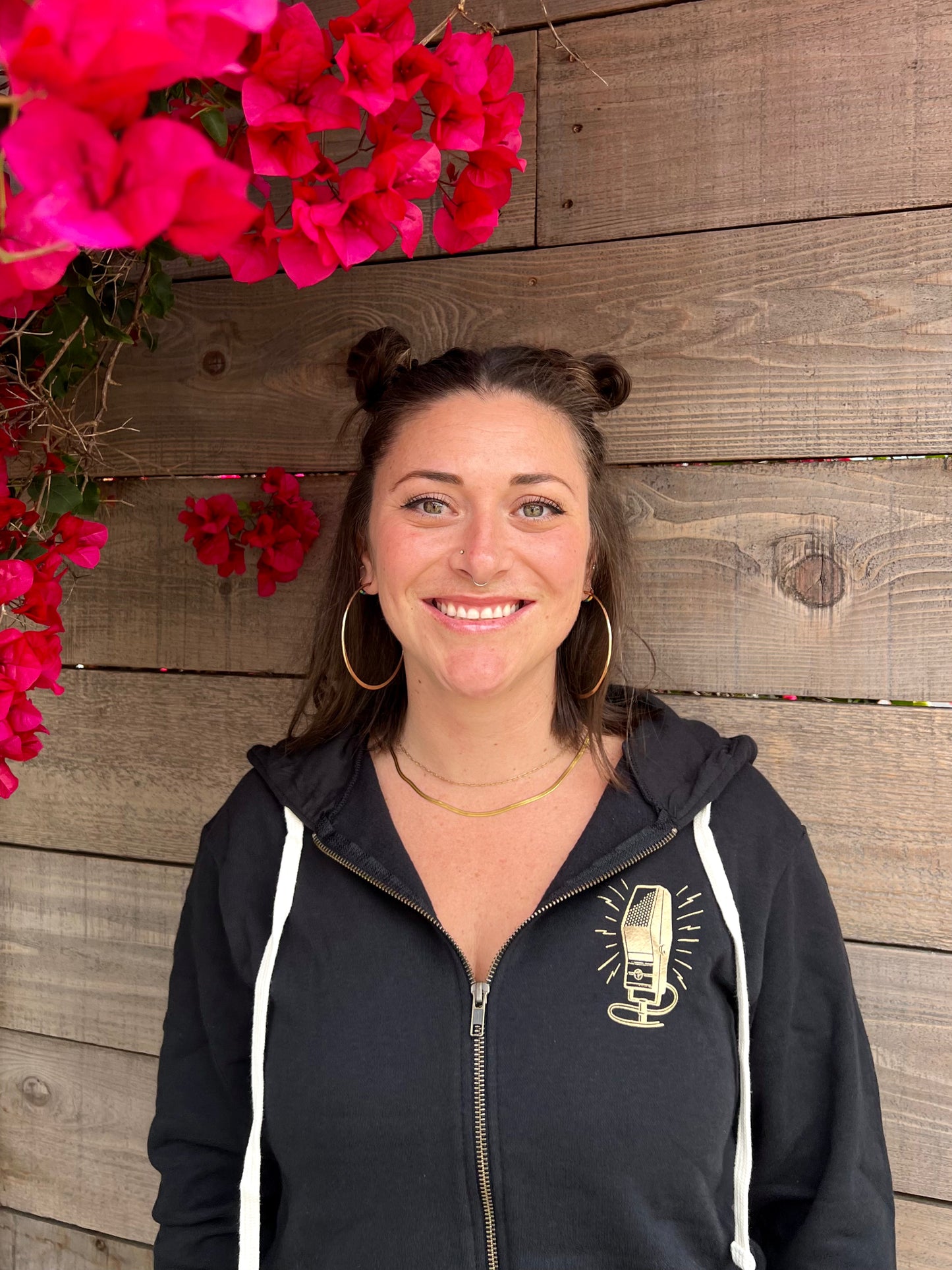 Moe's Alley Gold Sparkle Hoodie