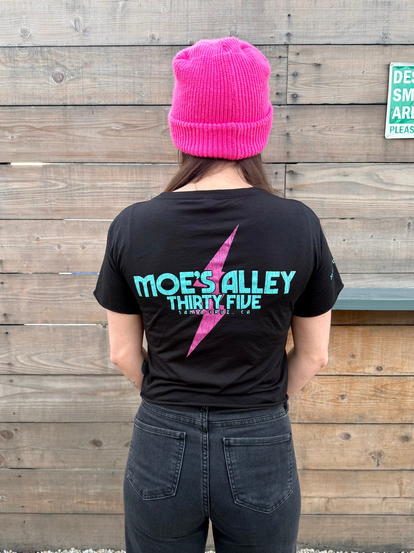 Moe's Alley "ThirtyFive" Anniversary Crop T-shirt