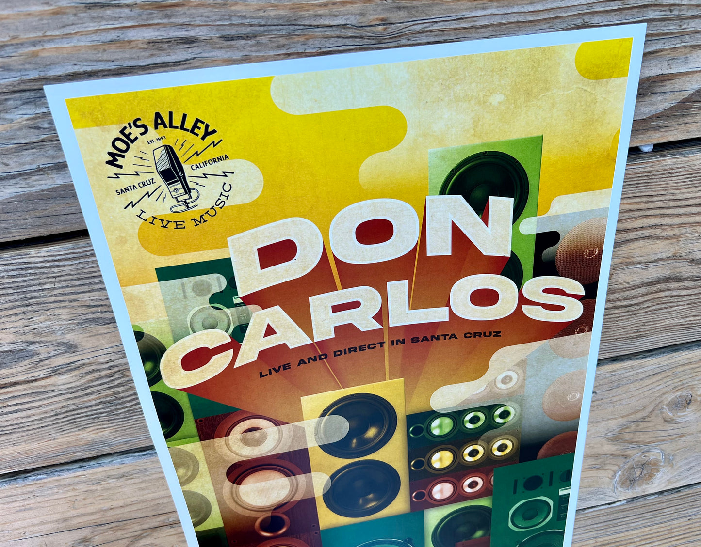 Don Carlos Moe's Alley Show Poster, Original Art, 11"x17"