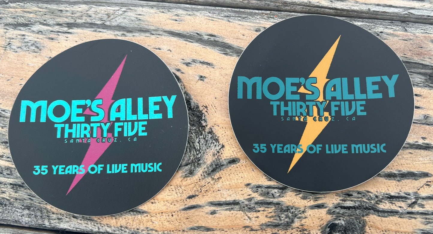 Moe's Alley "ThirtyFive" Stickers - set of 2