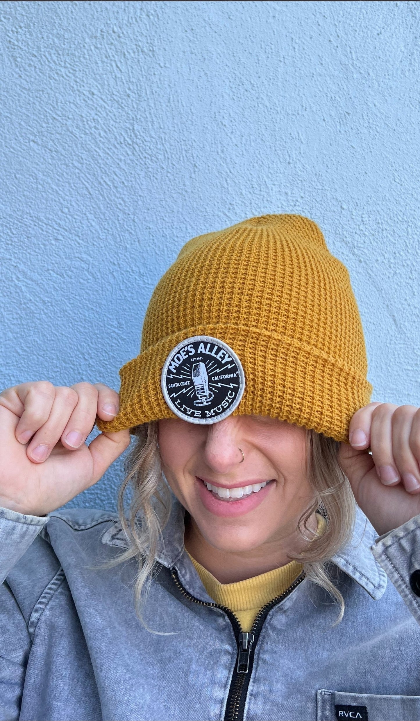 Moe's Alley Waffle Knit Beanie