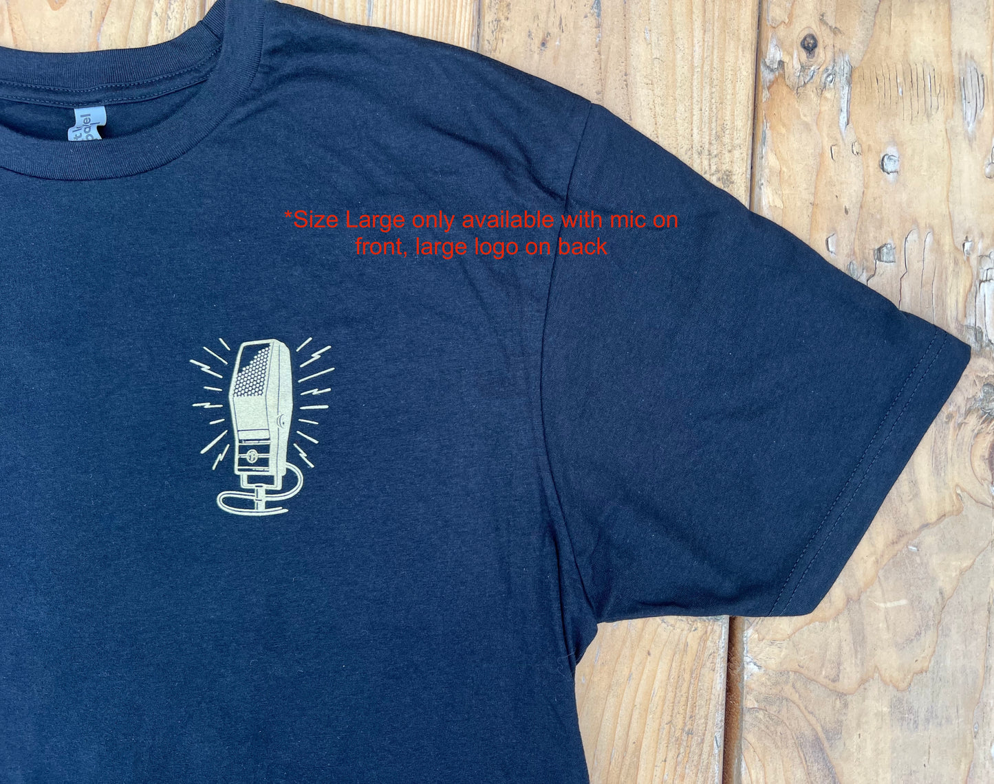 Moe's Alley Black and Gold Sparkle T-Shirt